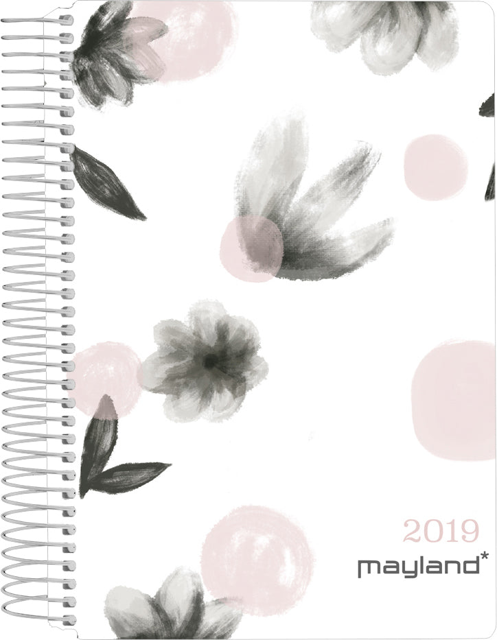 SPIRALKALENDER 1 DAG PP BLOMSTER 2019 MAYLAND