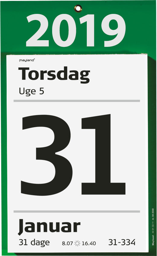 KÆMPE AFRIVNINGSKALENDER 2019 MAYLAND