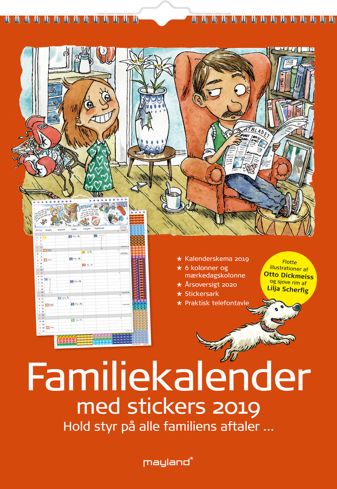 FAMILIEKALENDER OTTO DICKMEISS STICKERS,,2019 MAYLAND
