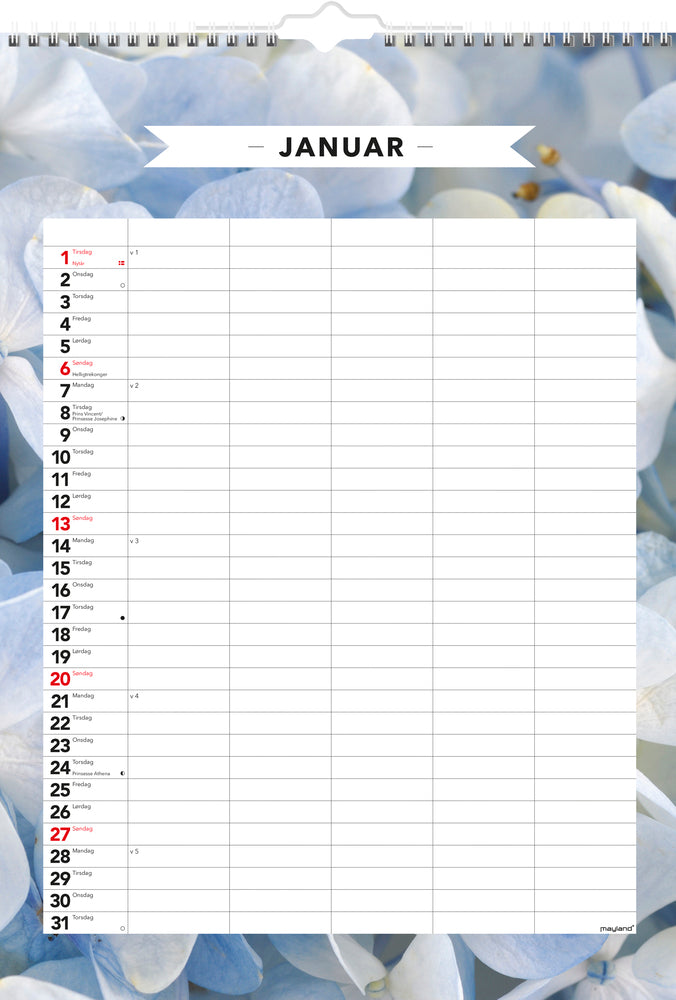 FAMILIEKALENDER MODERNE 2019 MAYLAND