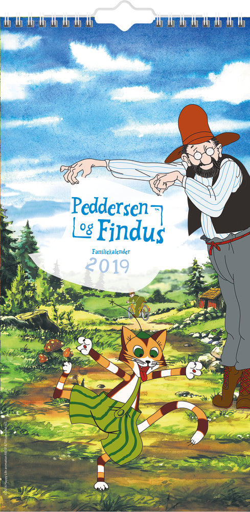 FAMILIEKALENDER PEDDERSEN &FINDUS 2019 MAYLAND
