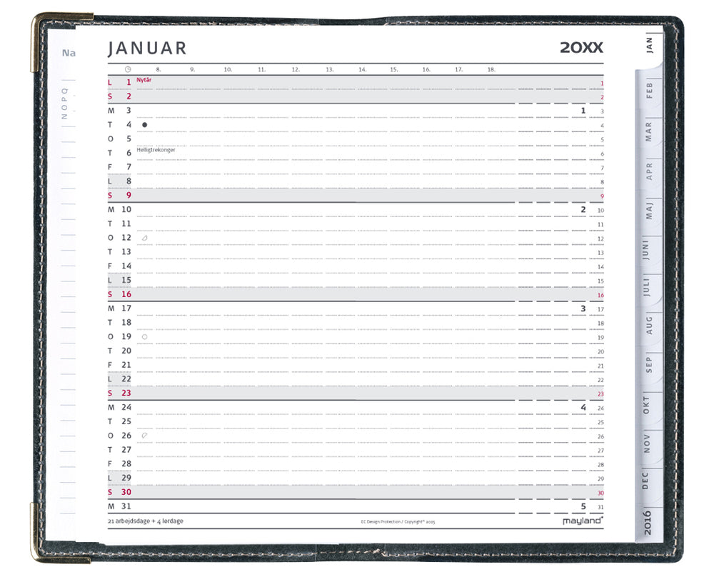 INDEX PLANNER REFILL 2019 MAYLAND