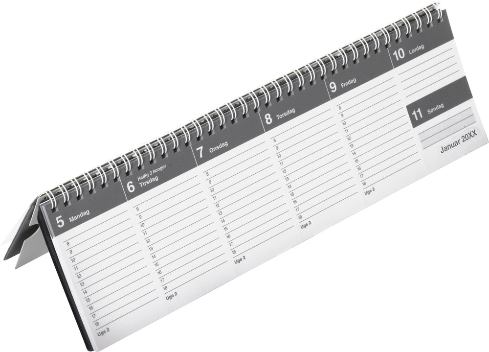DAG UGEBORDKALENDER GRÅ PP 2019 MAYLAND