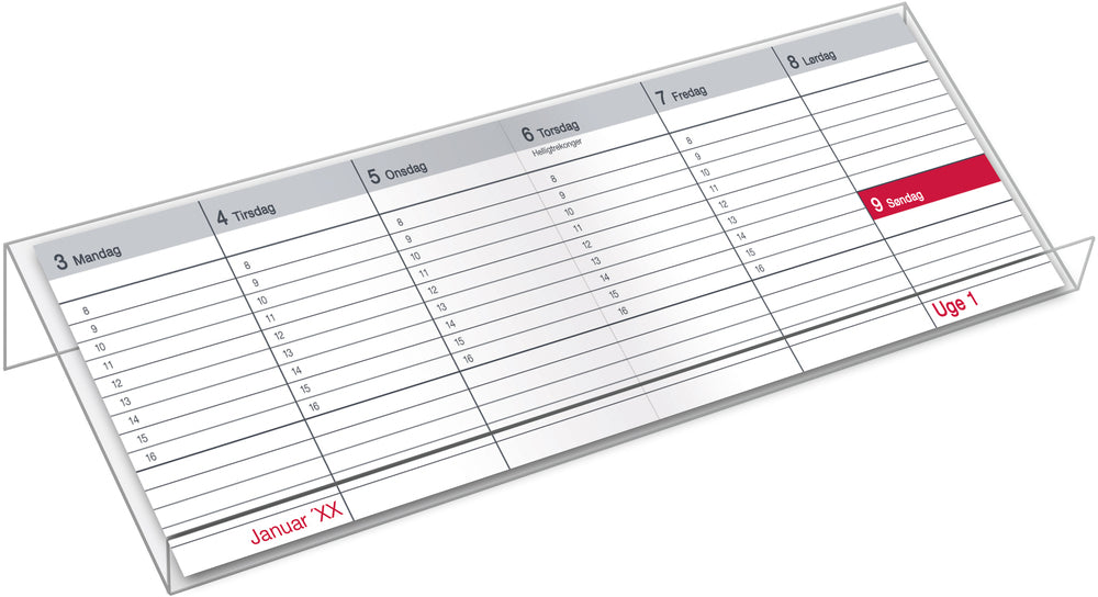 MINI BORDKALENDER SORT VINYL 2019 MAYLAND