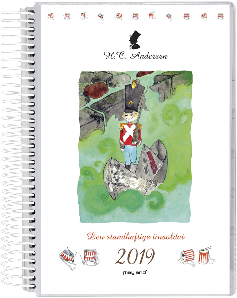 SPIRALKALENDER 1 DAG PP 2 ILLU. H.C.A. 2019 MAYLAND