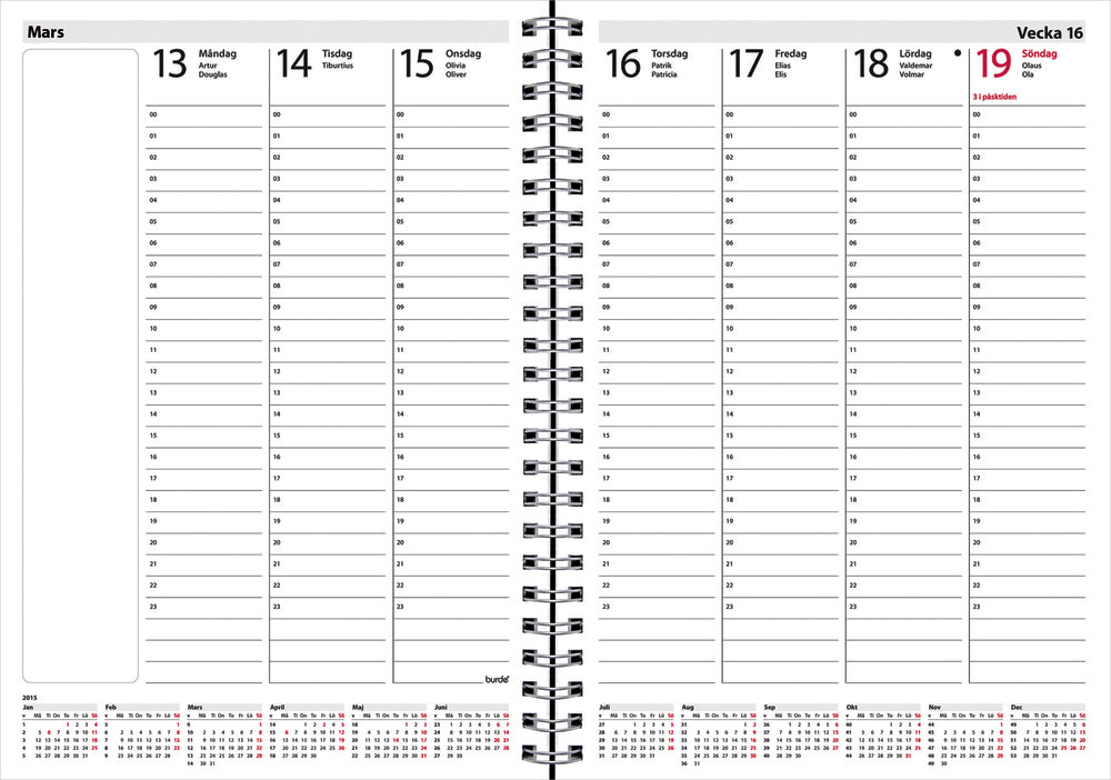 24 H KALENDER KARTON A5 2019 MAYLAND