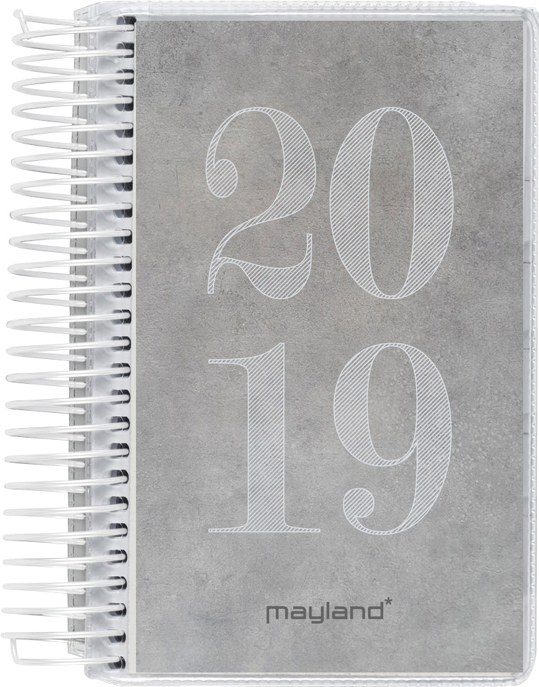 MINI SPIRALKALENDER 1 DAG PP 4 ILL. 2019 MAYLAND
