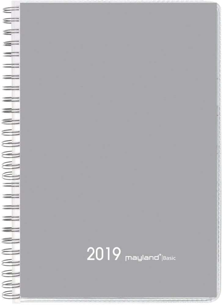 BASIC A5 UGEKALENDER GRÅ 2019 MAYLAND
