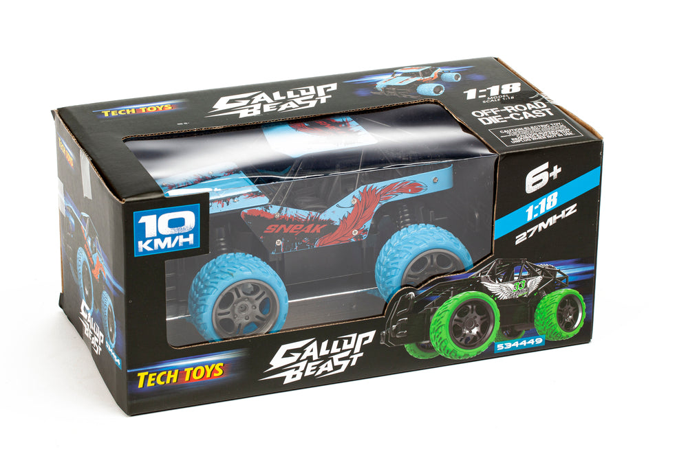RC Gallop Beast Die-Cast BLÅ