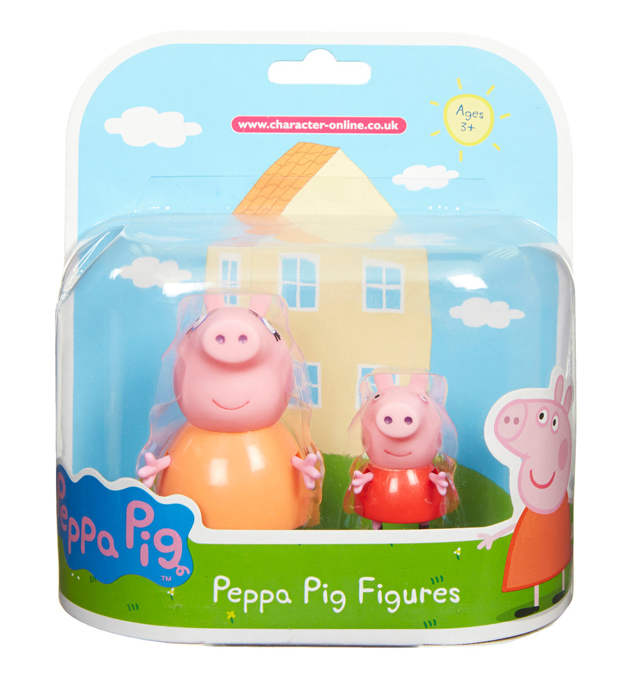 Gurli gris 2-pak twin pack mummy or daddy pig