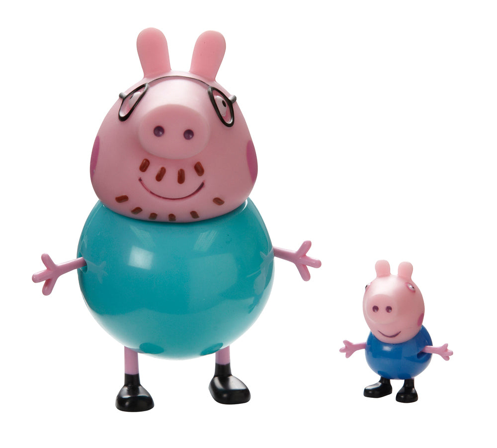 Gurli gris 2-pak twin pack mummy or daddy pig