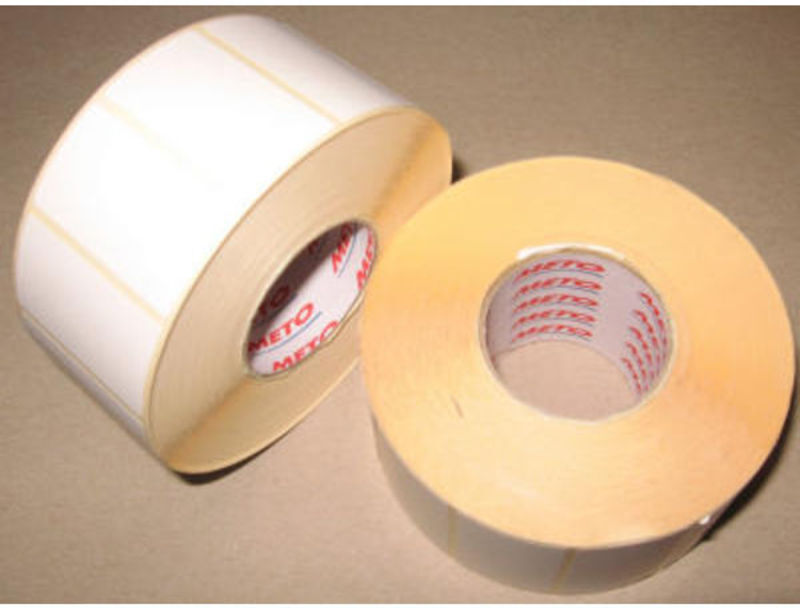 Labels hvid (til bl.a. bøger) 40x23mm