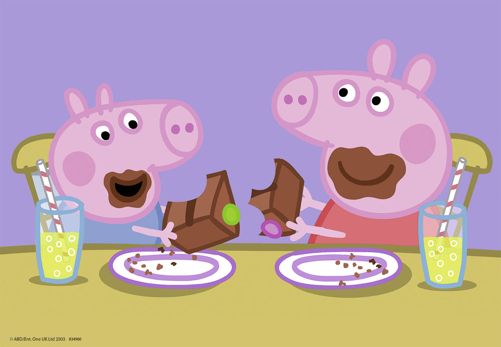 Puslespil peppa pig 2x24 brikker