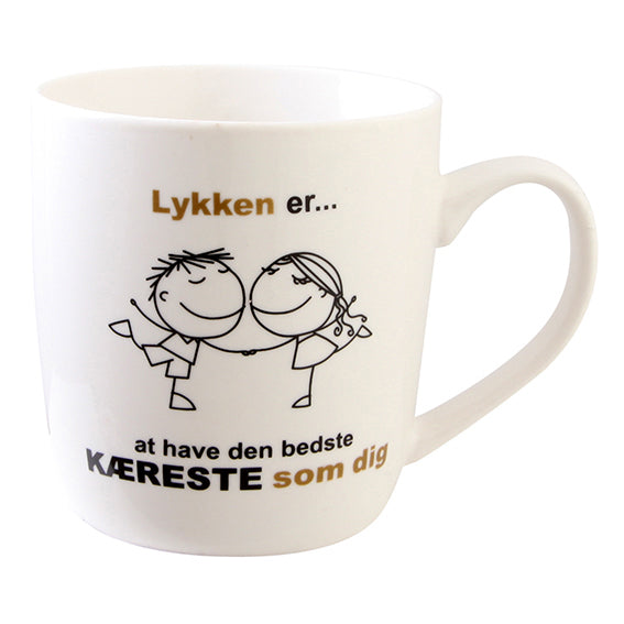 KRUS KÆRESTE LYKKEN ER NEWBONE HVID