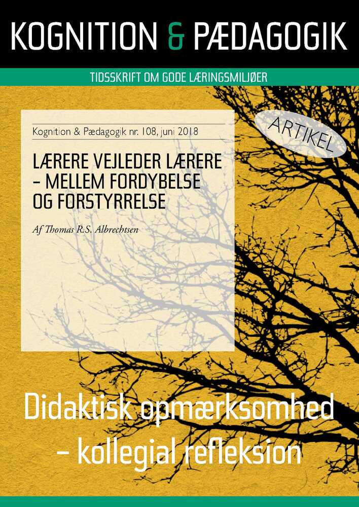 Lærere vejleder lærere – mellem fordybelse og forstyrrelse