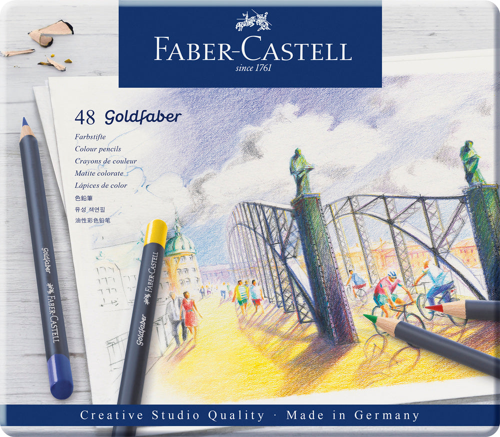 Farveblyant Goldfaber 48 ass