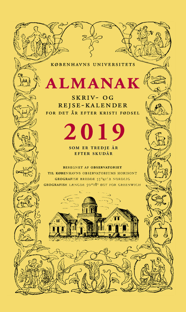 Universitetets Almanak Skriv- og Rejsekalender 2019