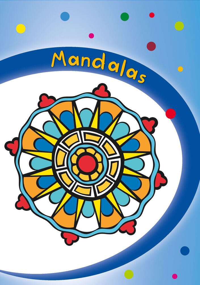 MANDALABLOK - BLÅ