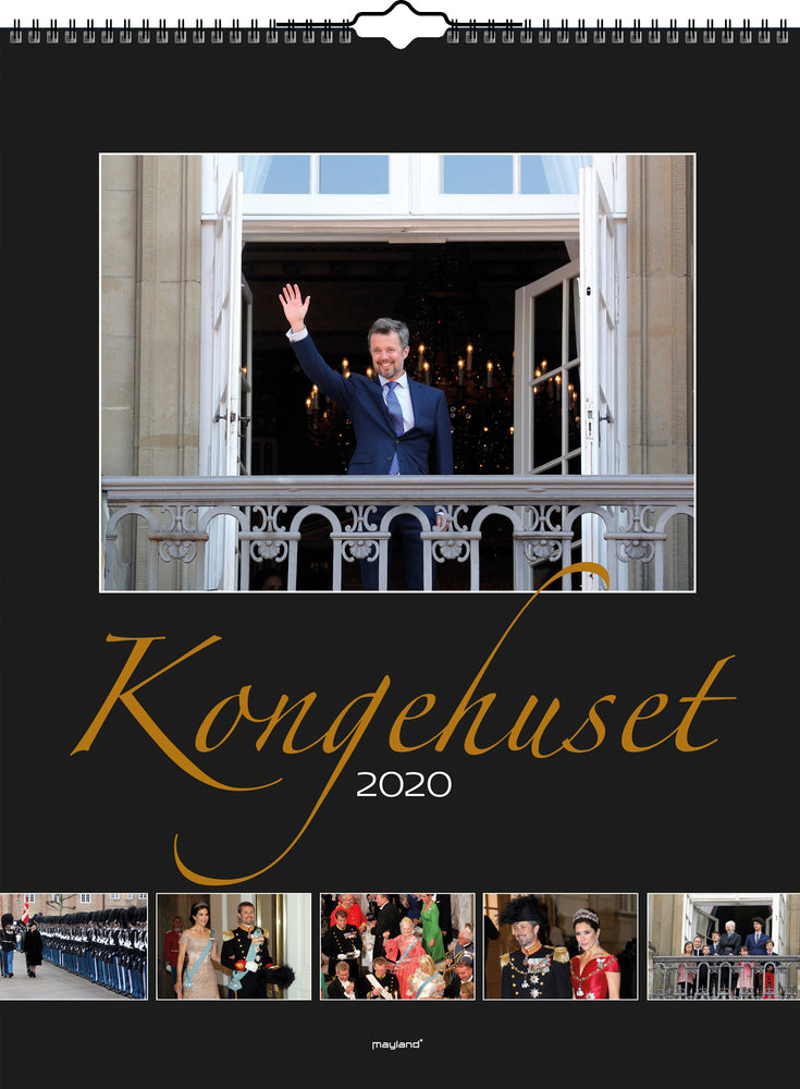 VÆGKALENDER KONGEHUSET 2020 MAYLAND
