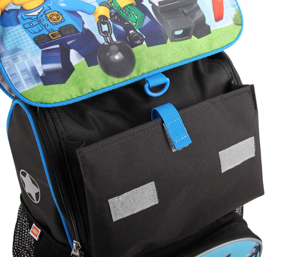 Skoletaske 24L LEGO® Optimo City Police chopper