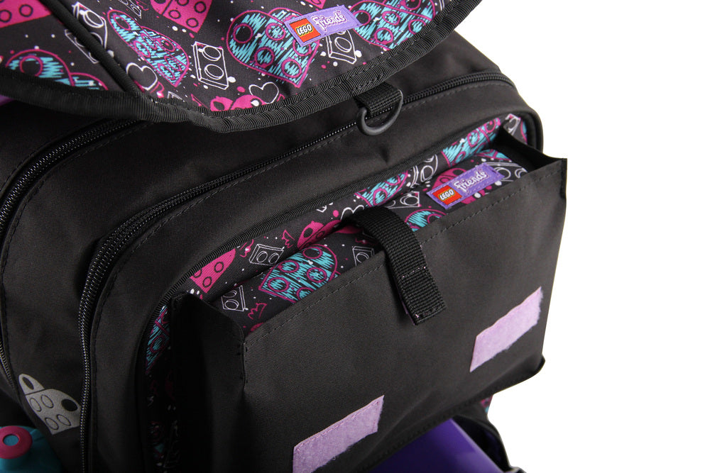 Skoletaske 33L LEGO® Maxi Friends girls rock