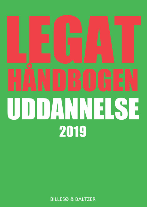 Legathåndbogen uddannelse 2019
