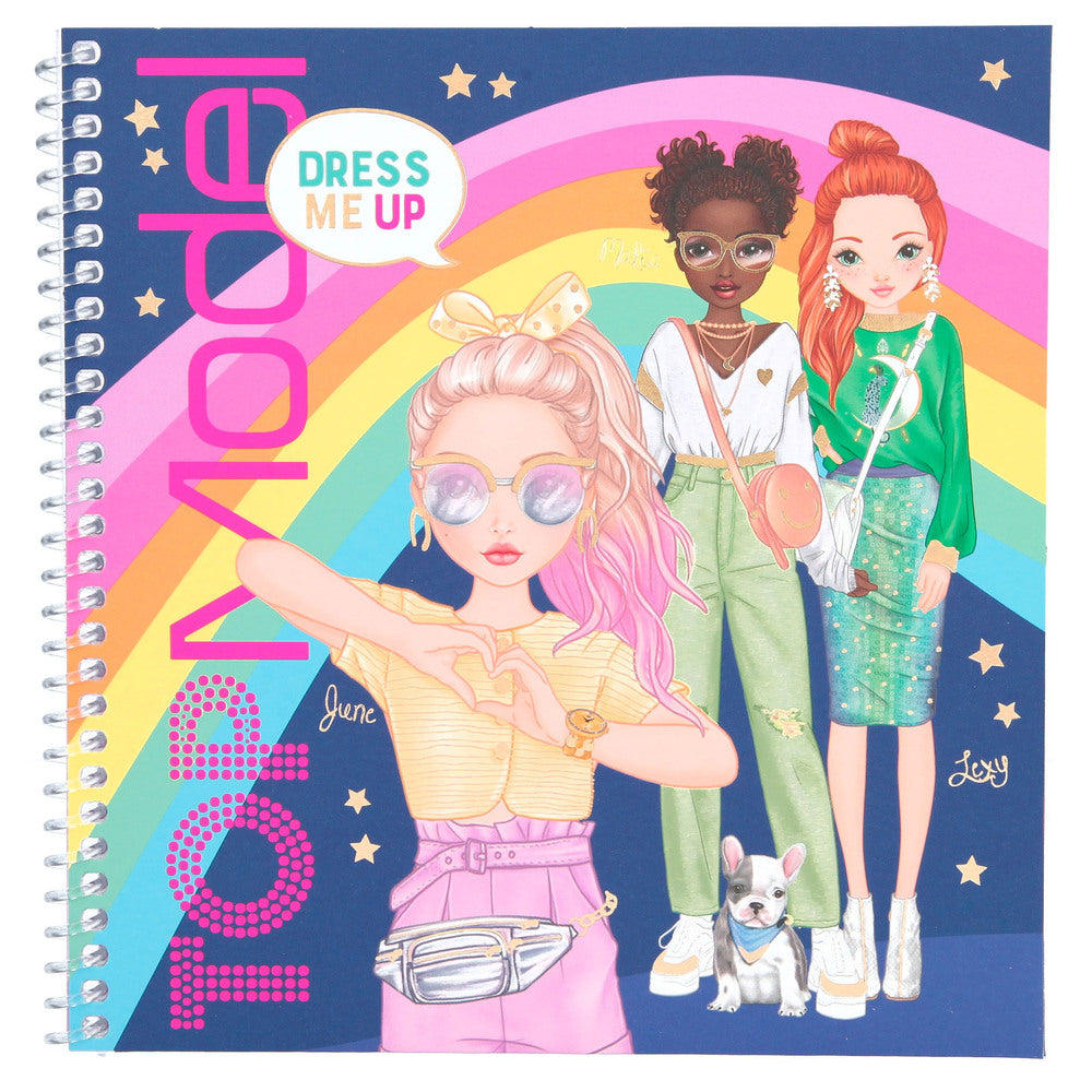TOPModel dress me up stickerbog