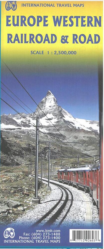 Europe Western: Railroad & Road