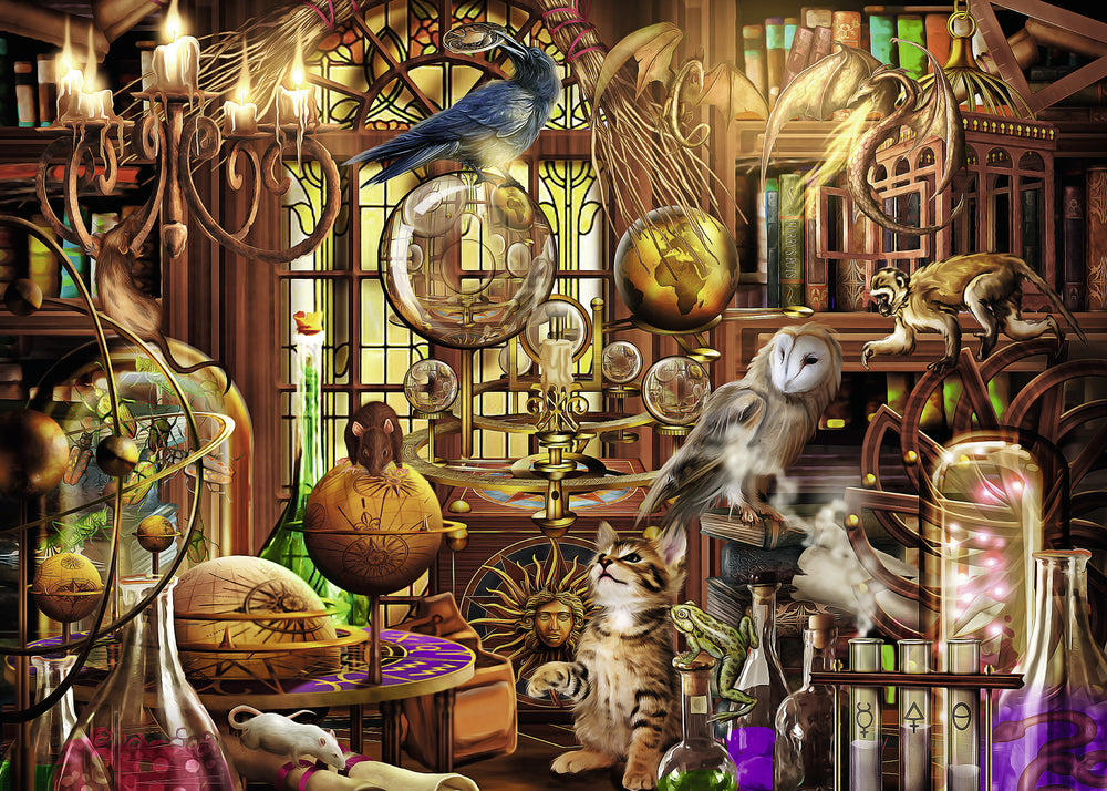 Puslespil Merlin's laboratory 1000 brikker