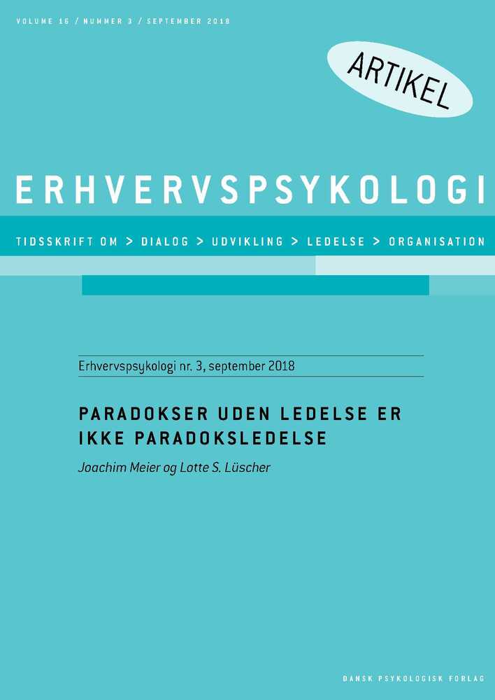 Paradokser uden ledelse er ikke paradoksledelse