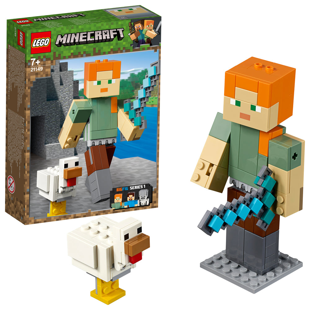 21149 LEGO MINECRAFT MINECRAFT™ STOR ALEX-FIGUR MED HØNE