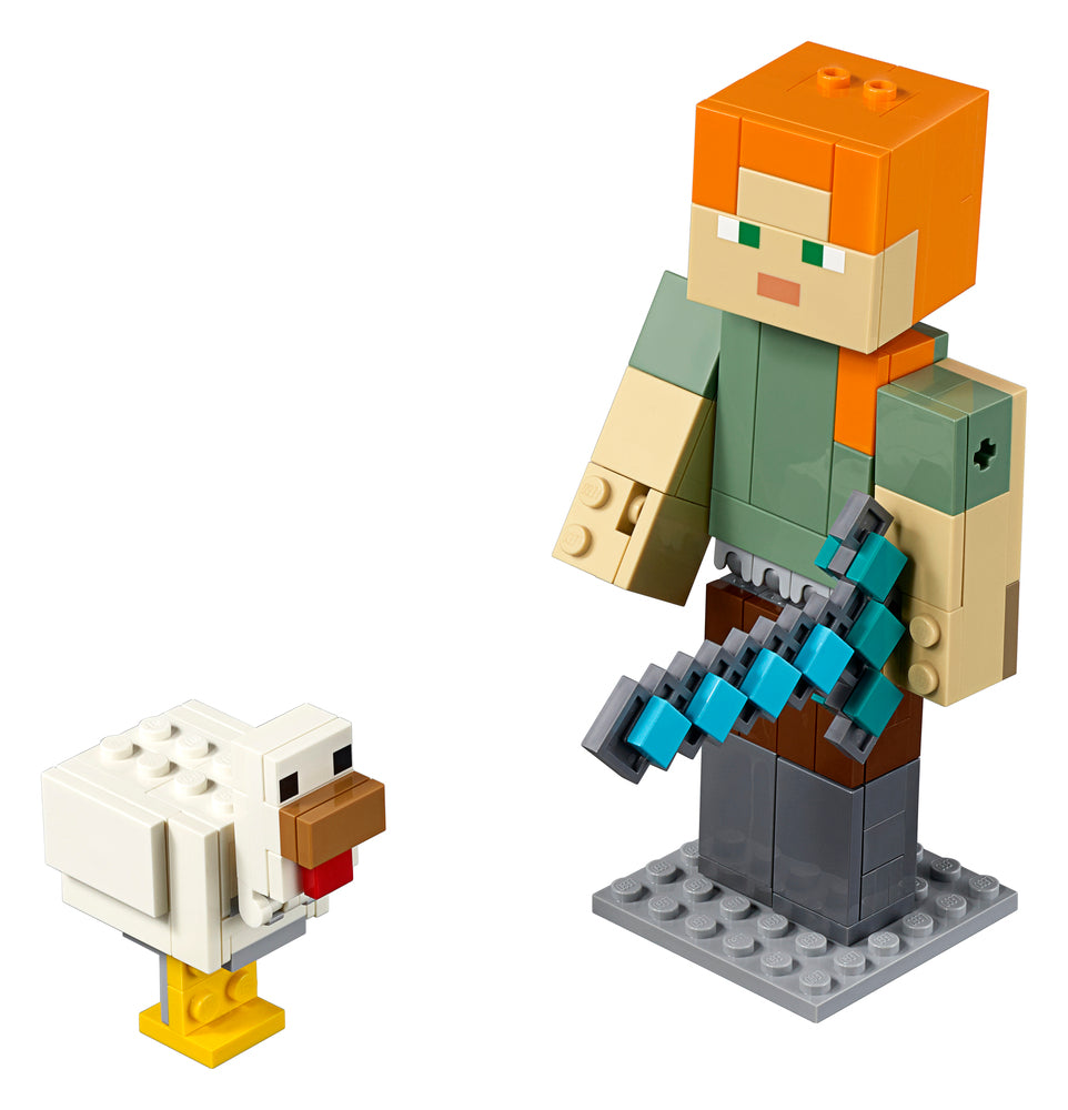 21149 LEGO MINECRAFT MINECRAFT™ STOR ALEX-FIGUR MED HØNE