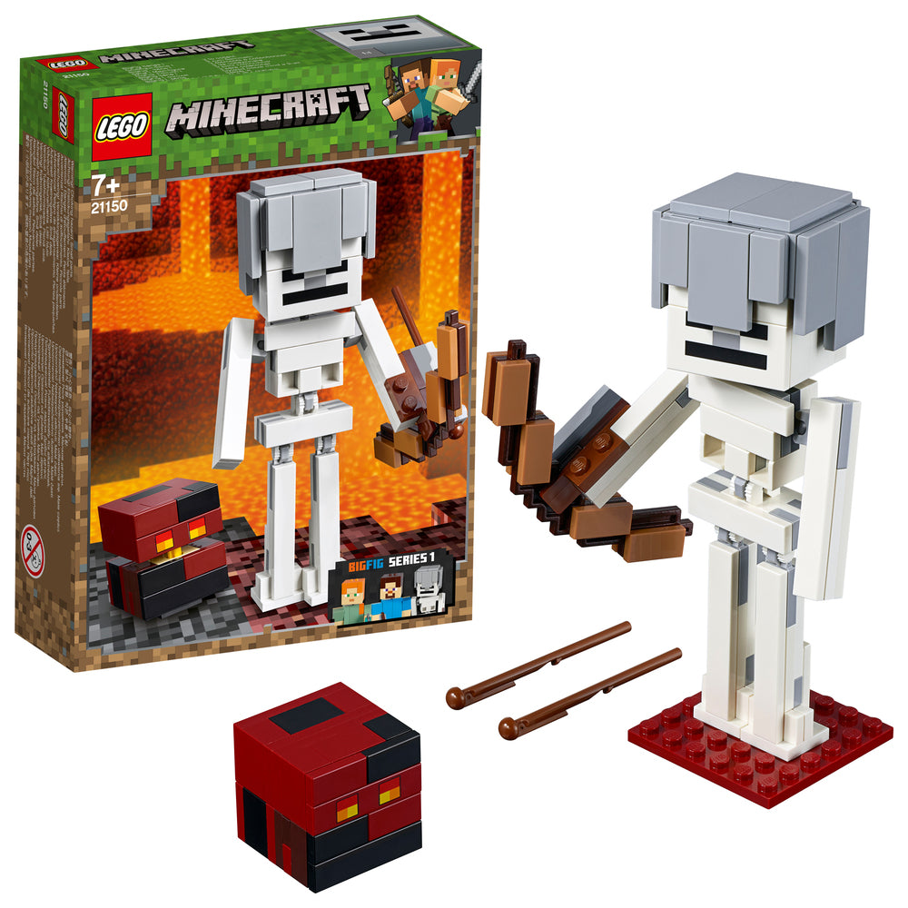 21150 LEGO MINECRAFT STOR SKELETFIGUR MED MAGMAKUBUS