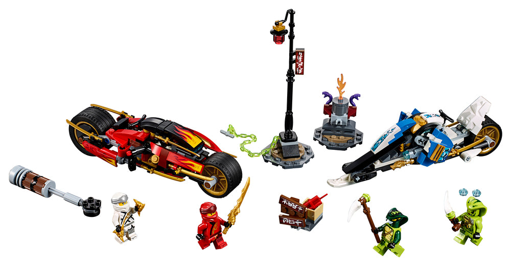 70667 LEGO NINJAGO KAIS KNIVSKARPE KVÆRN OG ZANES SNESCOOTER