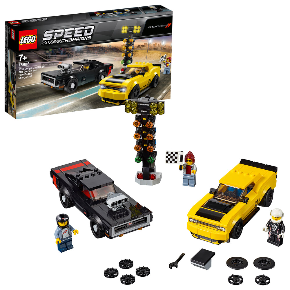 75893 LEGO Champions Dodge challenger og Dodge Charger