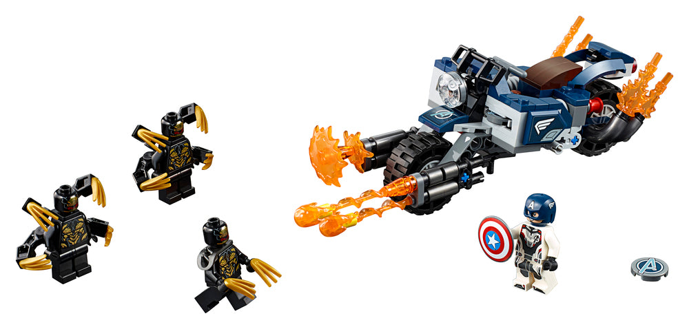 76123 LEGO Super Heroes Captain America outrider angreb