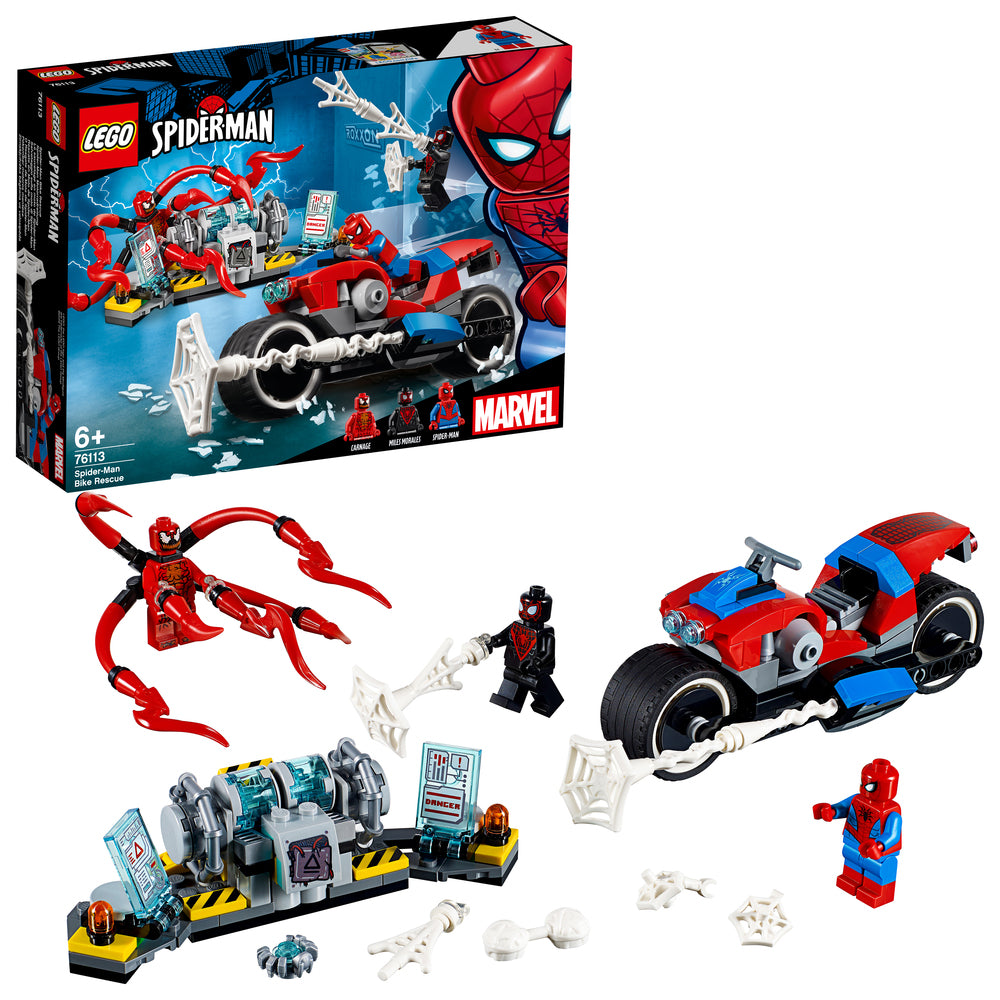 76113 LEGO Super Heroes Spider-mans motorcykelredning