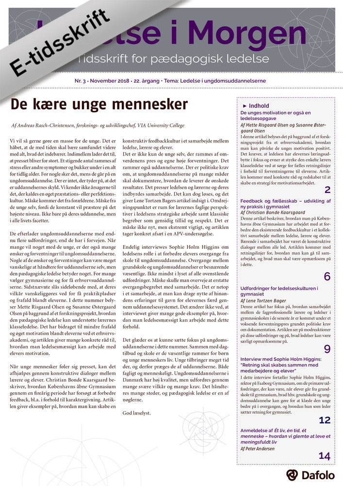 Ledelse i Morgen, nr. 3 - november 2018