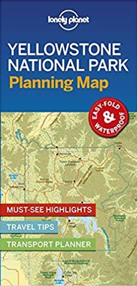 Lonely Planet Planning Map: Yellowstone National Park