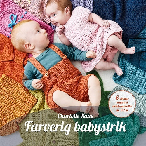 Farverig babystrik