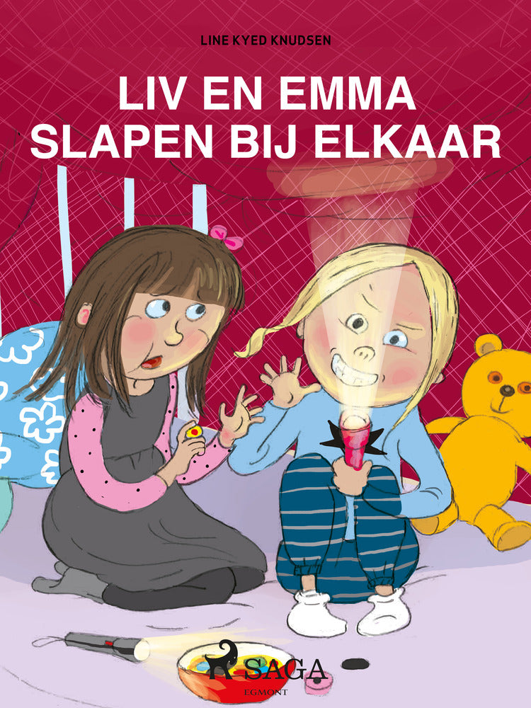 Liv en Emma: Liv en Emma slapen bij elkaar