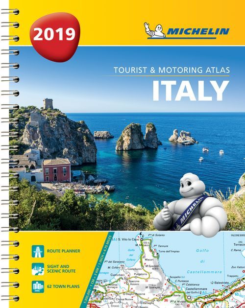 Michelin Tourist & Motoring Atlas Italy 2019