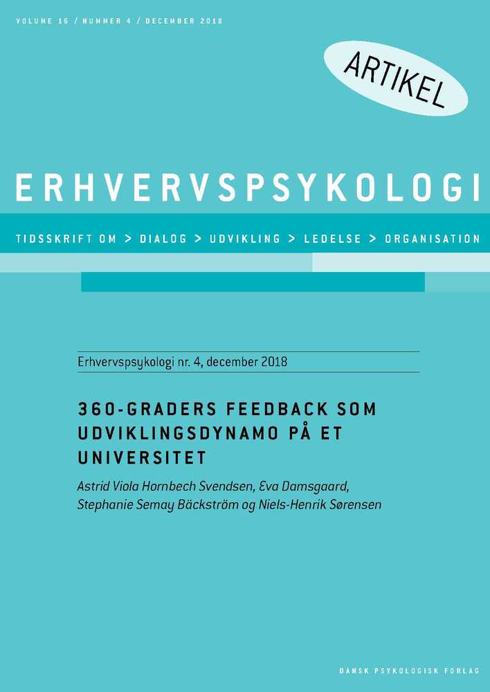 360 graders feedback som udviklingsdynamo på et universitet