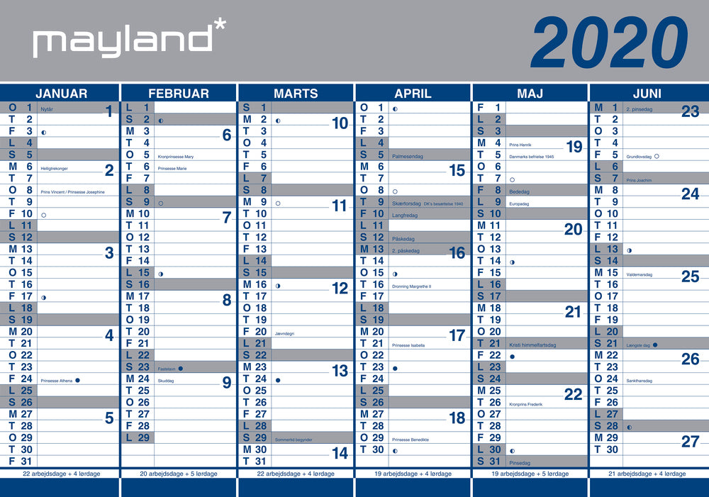 KÆMPEKALENDER I RØR 2020 MAYLAND