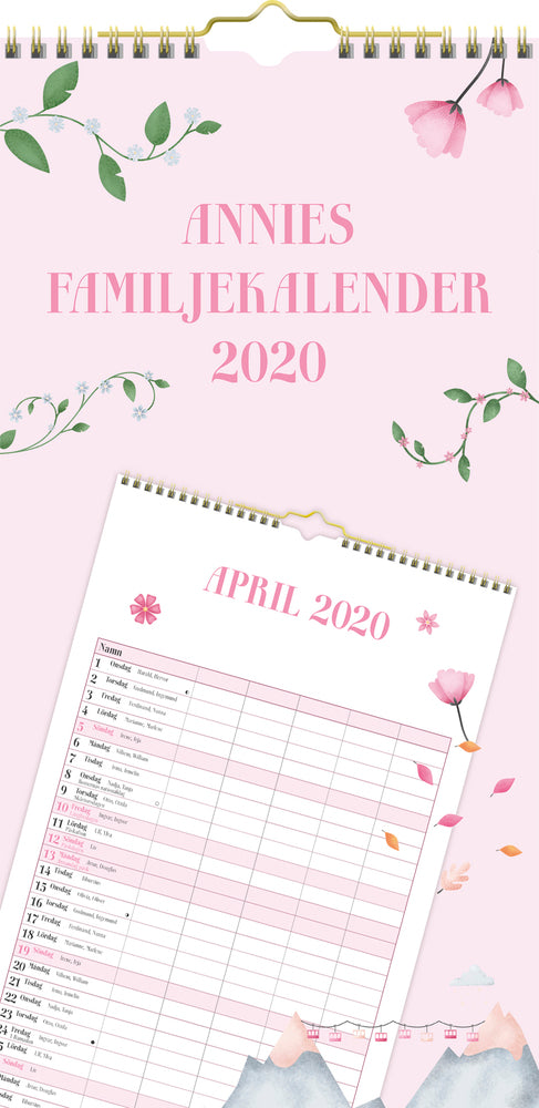 FAMILIEKALENDER ANNIES 2020 MAYLAND