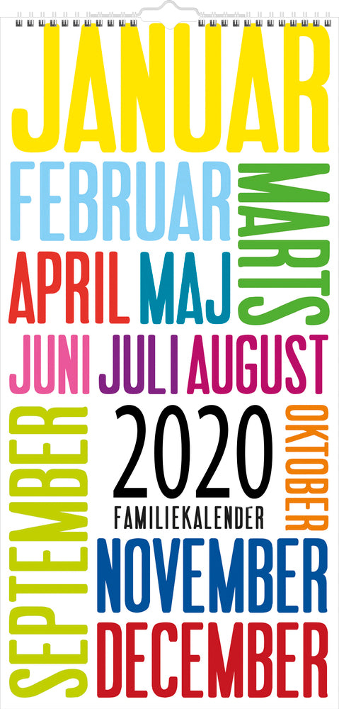 FAMILIEKALENDER TREND 2020 MAYLAND