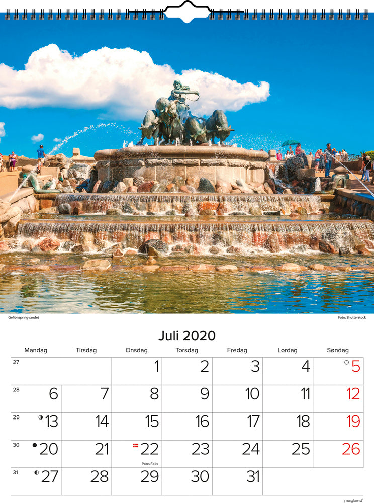 Vægkalender københavn 2020 Mayland