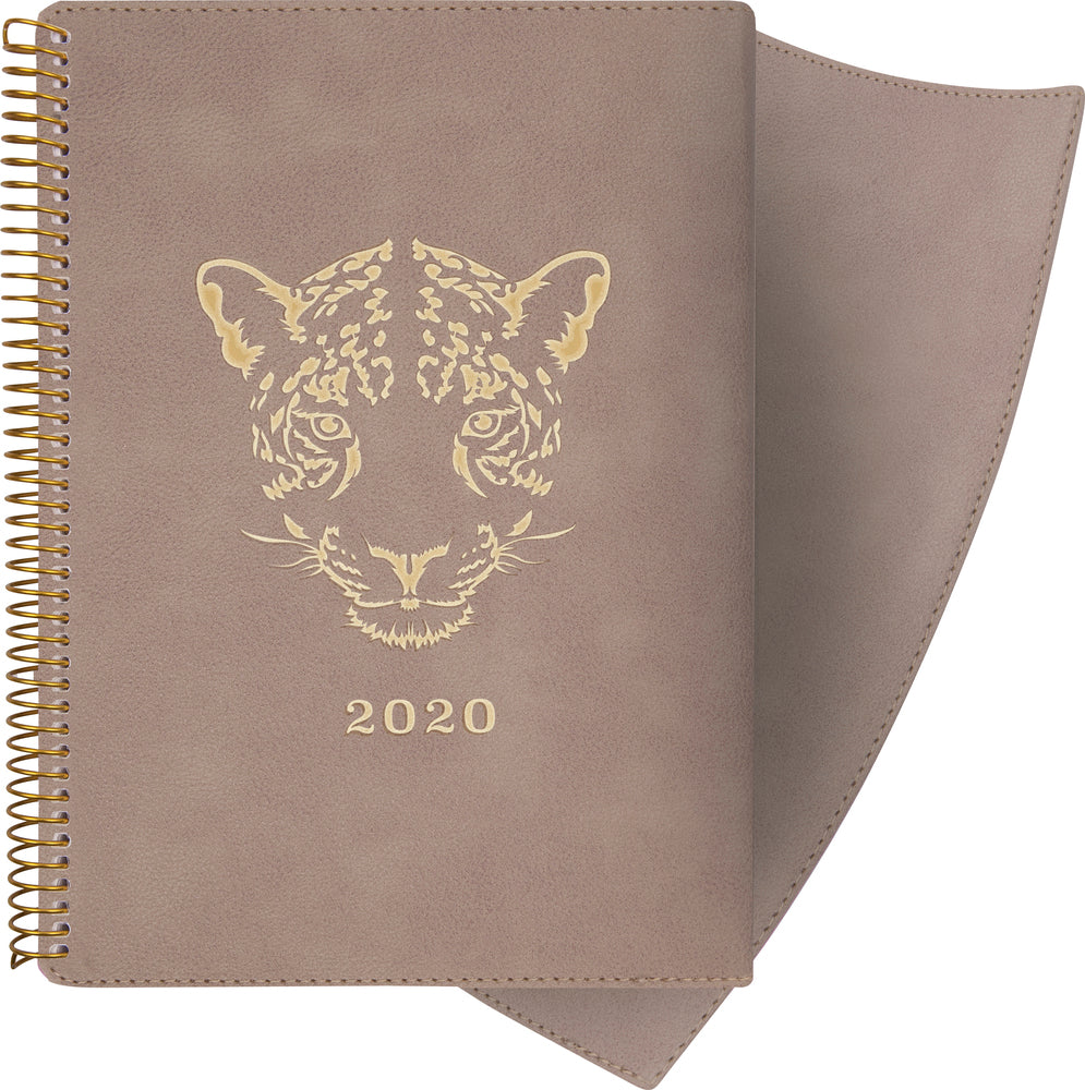 UGEKALENDER A5 M/ BRUN KLAP 2020 MAYLAND