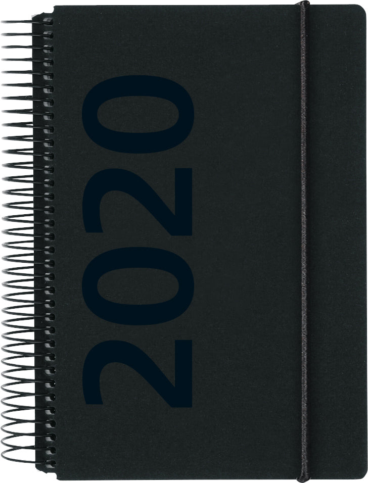 SPIRALKALENDER 1 DAG SORT ÅR 2020 MAYLAND