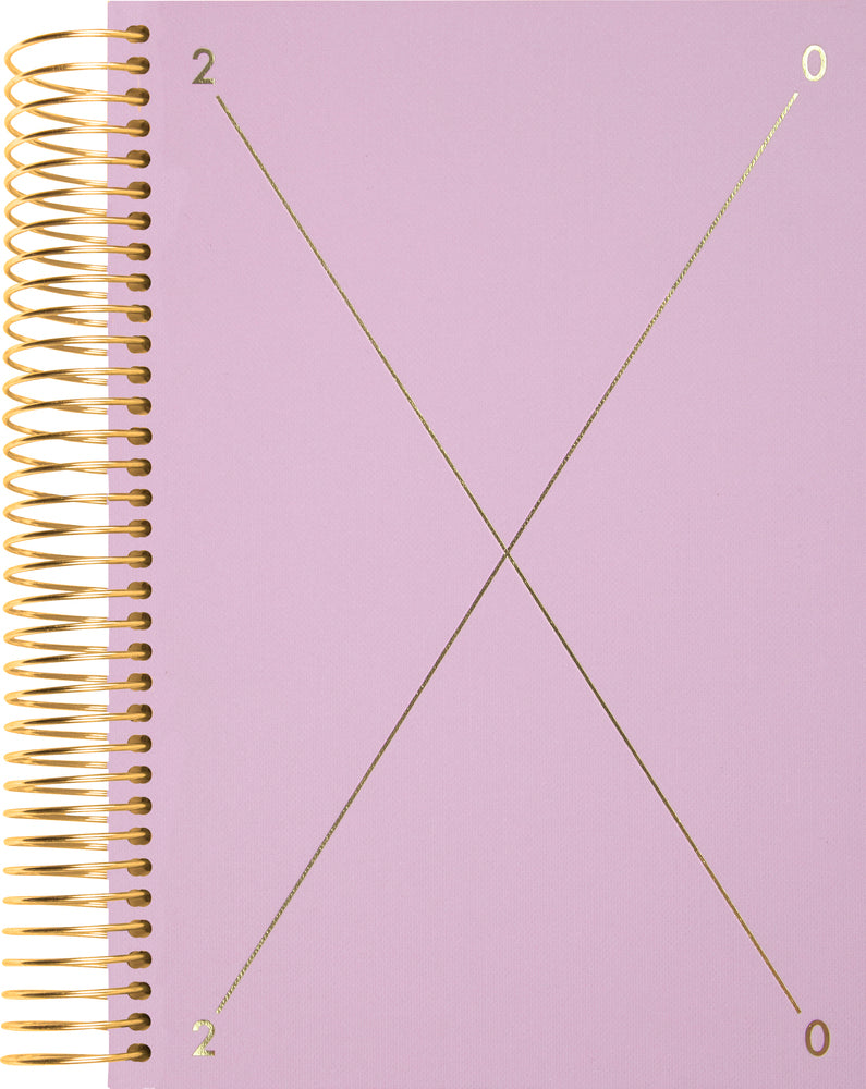 SPIRALKALENDER 1 DAG ROSA 2020 MAYLAND